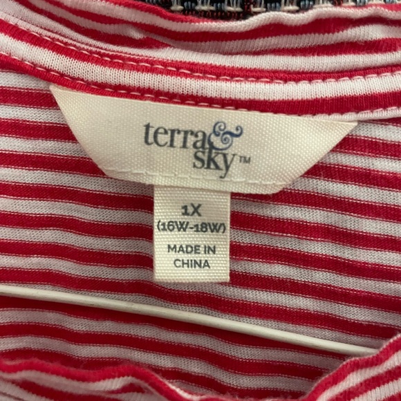 Womens plus size shirt size 1X 16-18 - Picture 2 of 2